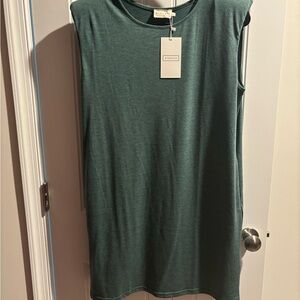 Sleeveless Green Dress